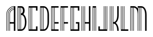 Zenia Regular Font LOWERCASE