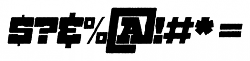 Zennat Pro One Italic Font OTHER CHARS