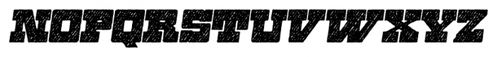 Zennat Pro Three Italic Font UPPERCASE