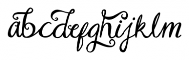 Zeppolini Regular Font LOWERCASE