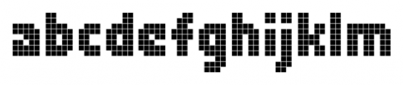 Zerbydoo Grid Font LOWERCASE