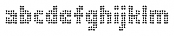 Zerbydoo Star Font LOWERCASE