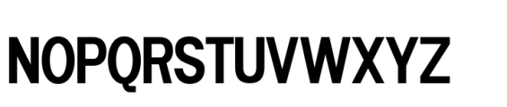 Zealandia Condensed Bold Font UPPERCASE
