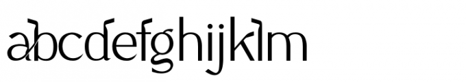 Zebardon Regular Font LOWERCASE