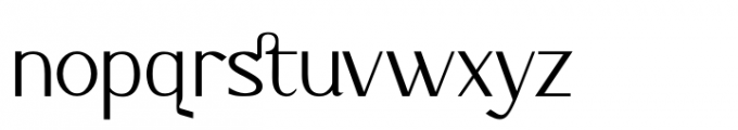 Zebardon Regular Font LOWERCASE