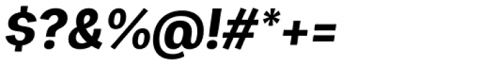 Zega Grot Bold Italic Font OTHER CHARS