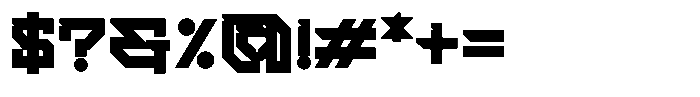 Zegan Wolf Short  Bold Bold Font OTHER CHARS