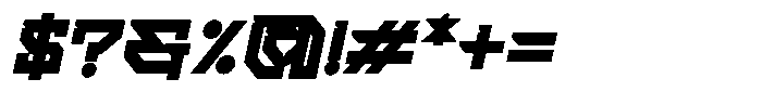 Zegan Wolf Short  Bold Italic Bold Italic Font OTHER CHARS