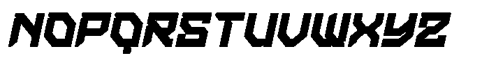 Zegan Wolf Short  Bold Italic Bold Italic Font LOWERCASE