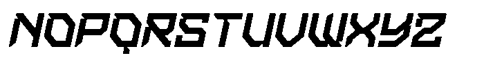 Zegan Wolf Short  Italic Short Italic Font UPPERCASE
