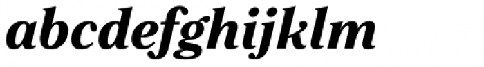 Zeit Bold Italic Font LOWERCASE