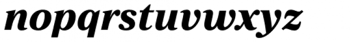 Zeit Bold Italic Font LOWERCASE