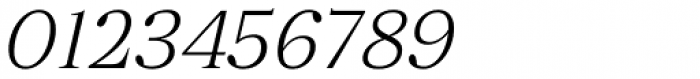 Zeit Extralight Italic Font OTHER CHARS