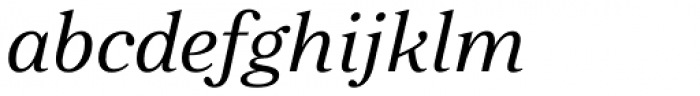 Zeit Light Italic Font LOWERCASE