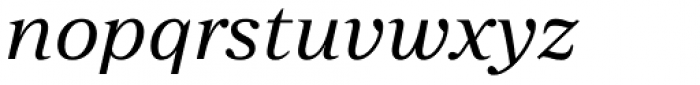 Zeit Light Italic Font LOWERCASE