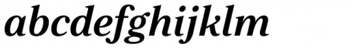 Zeit Medium Italic Font LOWERCASE