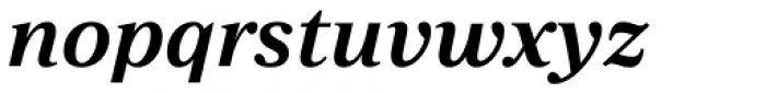 Zeit Medium Italic Font LOWERCASE