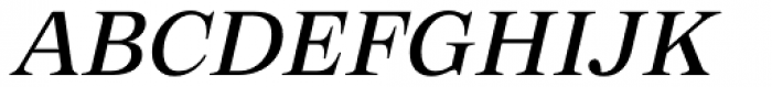 Zeit Regular Italic Font UPPERCASE