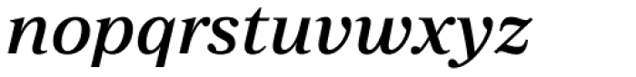 Zeit Regular Italic Font LOWERCASE