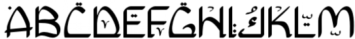 Zekat Regular Font UPPERCASE