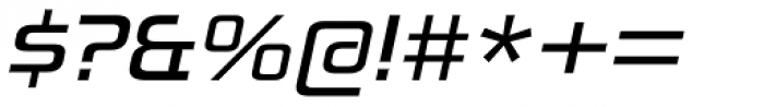 Zekton Extended Bold Italic Font OTHER CHARS