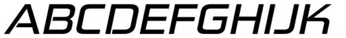 Zekton Extended Bold Italic Font UPPERCASE