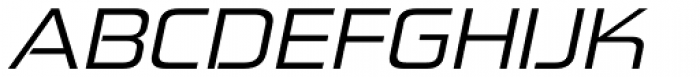 Zekton Extended Italic Font UPPERCASE