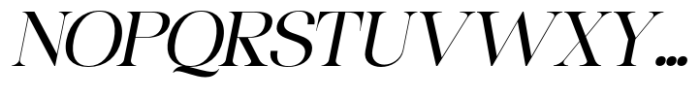 Zelinda Italic Font UPPERCASE