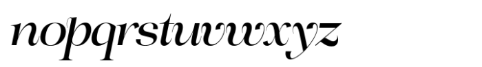 Zelinda Italic Font LOWERCASE