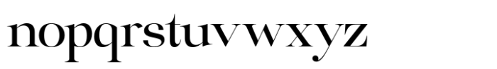 Zelinda Regular Font LOWERCASE
