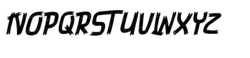 Zelioon Wild Italic Font UPPERCASE