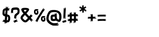 Zelioon Wild Regular Font OTHER CHARS