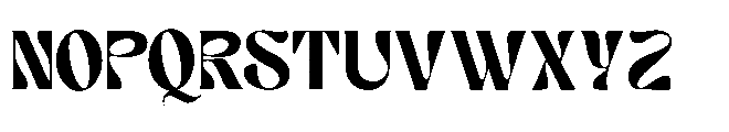 Zelqa Font UPPERCASE
