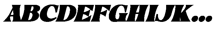 Zelthara Sans Black Italic Font UPPERCASE