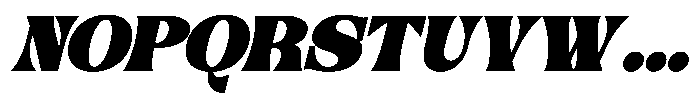 Zelthara Sans Black Italic Font UPPERCASE