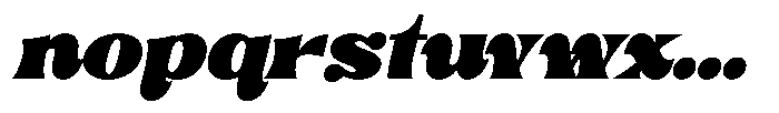 Zelthara Sans Black Italic Font LOWERCASE