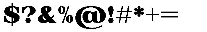 Zelthara Sans Black Font OTHER CHARS