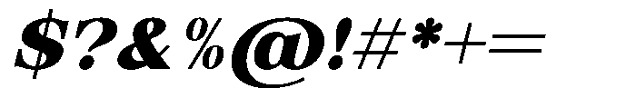 Zelthara Sans Bold Italic Font OTHER CHARS