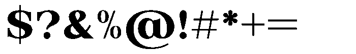 Zelthara Sans Bold Font OTHER CHARS