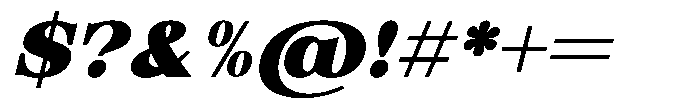 Zelthara Sans Extra Bold Italic Font OTHER CHARS