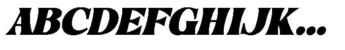 Zelthara Sans Extra Bold Italic Font UPPERCASE