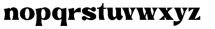 Zelthara Sans Extra Bold Font LOWERCASE