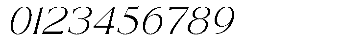 Zelthara Sans Extra Light Italic Font OTHER CHARS