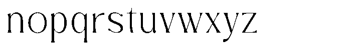 Zelthara Sans Extra Light Font LOWERCASE