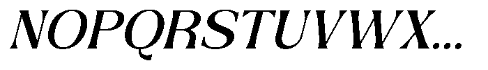 Zelthara Sans Italic Font UPPERCASE