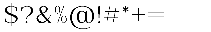 Zelthara Sans Light Font OTHER CHARS