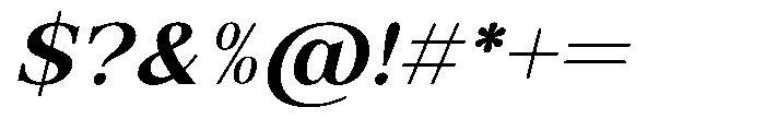 Zelthara Sans Medium Italic Font OTHER CHARS
