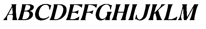 Zelthara Sans Medium Italic Font UPPERCASE