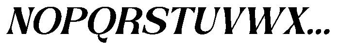 Zelthara Sans Medium Italic Font UPPERCASE