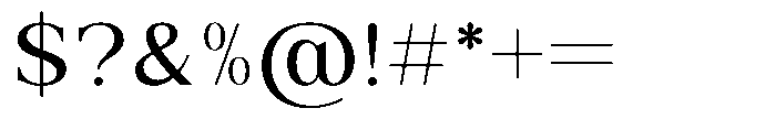 Zelthara Sans Regular Font OTHER CHARS